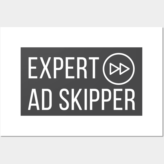 Expert Ad Skipper Funny Podcast Shirt Wall Art by Cotton & Spritz